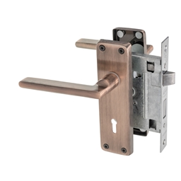 M8F10 - 2 Lever Lockset Burchelli 6" -M8F10_A_L_T